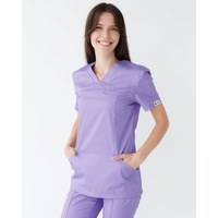 Изображение  Women's medical shirt Topaz lavender s. 50, "WHITE ROBE" 164-353-705, Size: 50, Color: lavender