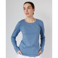 Изображение  Women's Long Sleeve Gray-Blue s. S, "WHITE ROBE" 358-458-716, Size: S, Color: gray-blue