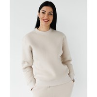 Изображение  Medical Insulated Women's Sweatshirt Ontario Light Beige s. S, "WHITE ROBE" 473-494-730, Size: S, Color: light beige