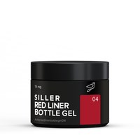 Изображение  Gel for extensions Siller Red Liner No. 04, 15 ml, Volume (ml, g): 15, Color No.: 4