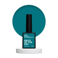 Изображение  Nails of the Day Let's special Pantone2024/10 - turquoise gel polish for nails covering one layer, 10 ml, Volume (ml, g): 10, Color No.: 10