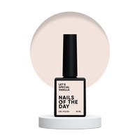 Изображение  Nails of the Day Let's special Vanilla - vanilla nail gel polish covering in one layer, 10 ml, Volume (ml, g): 10, Color No.: vanilla