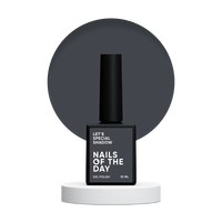 Зображення  Nails of the Day Let’s special Shadow - світло-сірий гель-лак для нігтів, що перекриває в один шар, 10  мл, Об'єм (мл, г): 10, Цвет №: Shadow