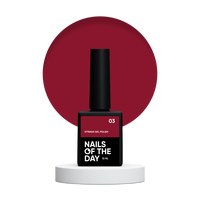 Зображення  Nails of the Day Vitrage gel polish 03 - вітражний гель лак для нігтів, 10  мл, Об'єм (мл, г): 10, Цвет №: 03