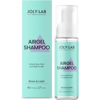Изображение  Shampoo-foam for eyebrows and eyelashes Joly:Lab Airgel Shampoo, 80 ml