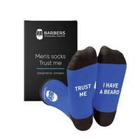 Изображение  Men's socks Barbers Trust me
