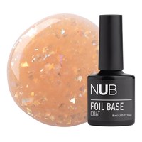 Изображение  Rubber base with foil NUB Foil Base Coat №03, 8 ml, Volume (ml, g): 8, Color No.: 3