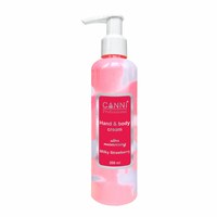 Изображение  Ultra-moisturizing cream for hands and body CANNI Hand&Body cream strawberries with cream, 200 ml