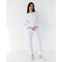 Изображение  Medical suit women's Jacqueline white (Viscose "Elite") p. 52, "WHITE COAT" 440-324-927, Size: 52, Color: white