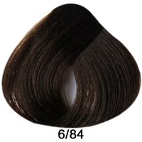 Изображение  Краска для волос Brelil Prestige 6/84 Светло-коричневый табак, 100 мл, Объем (мл, г): 100, Цвет №: 6/84