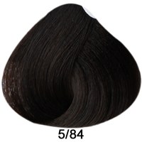 Изображение  Hair dye Brelil Prestige 5/84 Dark brown tobacco, 100 ml, Volume (ml, g): 100, Color No.: 5/84