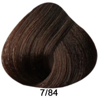 Изображение  Краска для волос Brelil Prestige 7/84 Табачный блондин, 100 мл, Объем (мл, г): 100, Цвет №: 7/84