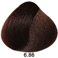 Изображение  Hair dye Brelil Sericolor 6.86 Dark blond chocolate pepper, 100 ml