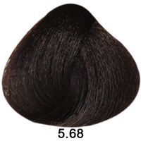 Изображение  Краска для волос Brelil Sericolor 5.68 Светлый шатен шоколадный паприка, 100 мл