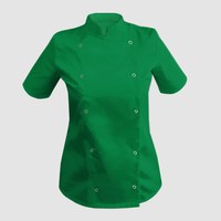 Изображение  Китель женский короткий рукав зеленый р. M Nibano 4100.KG.M, Размер: M, Цвет: зеленый