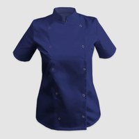 Изображение  Китель женский короткий рукав темно-синий р. 2XL Nibano 4100.NA.XXL, Размер: 2XL, Цвет: темно-синий