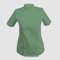 Изображение  Китель женский короткий рукав оливковый р. XL Nibano 4100.OL.XL, Размер: XL, Цвет: оливковый