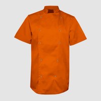 Изображение  Coat unisex short sleeve orange XL Nibano 4102.OR.XL, Size: XL, Color: оранжевый