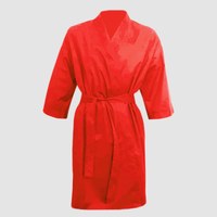 Изображение  Защитный халат-кимоно красные водонепроницаемый р. M-L Nibano 4904.RE.ML, Размер: M-L, Цвет: красный