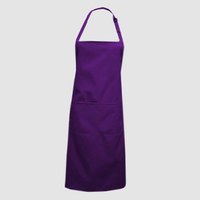 Изображение  Classic Waterproof apron with pockets purple Nibano 2023.PU-0