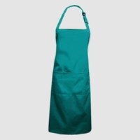 Изображение  Classic Waterproof apron with pockets dark turquoise Nibano 2023.TL-0