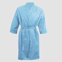 Изображение  Защитный халат-кимоно светло-голубой водонепроницаемый р. XL-2XL Nibano 4904.GRXL2XL-lsky, Размер: XL-2XL, Цвет: светло-голубой