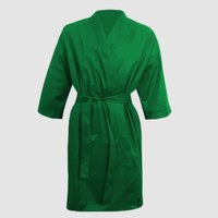 Изображение  Защитный халат-кимоно зеленый водонепроницаемый р. XL-2XL Nibano 4904.KGXL2XL, Размер: XL-2XL, Цвет: зеленый