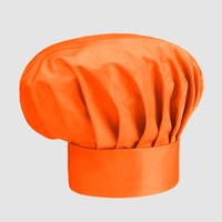 Изображение  Шапка шеф-повара оранжевая Nibano 6600.OR-0, Цвет: оранжевый
