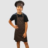 Изображение  Children's apron brown 2-6 years Nibano 2083.BR-0