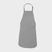 Изображение  Children's apron gray waterproof 2-6 years old Nibano 2083.GR-0