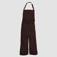 Изображение  Long apron with cut brown Nibano 2143.BR-0