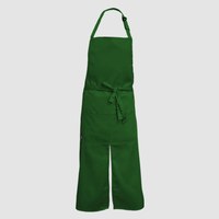 Изображение  Long apron with cut green Nibano 2143.KG-0