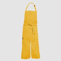 Изображение  Long apron with cut yellow Nibano 2143.WO-0