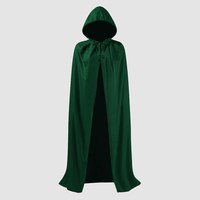 Изображение  Hooded cape dark green waterproof Nibano 4905.BG-0