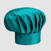Зображення  Дитяча шапка шеф-кухаря бірюзова Nibano 6610.TL-0, Колір: бірюзовий