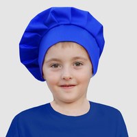 Зображення  Дитяча шапка шеф-кухаря синя Nibano 6610.RB-0, Колір: синій