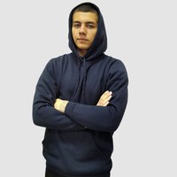 Изображение  Hoodie dark blue M Nibano 4502.NA-2, Size: M, Color: navy blue