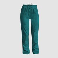 Изображение  Women's trousers for beauty salons turquoise XL Nibano 3008.TL-4