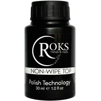 Изображение  Топ без липкого слоя Roks No Wipe Top No UV-Filters, 30 мл, Объем (мл, г): 30