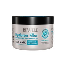 Изображение  Revuele Hyaluron Filler hair mask with hyaluronic acid, keratin and Omega 3-6-9, 500 ml