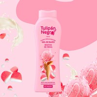 Изображение  Shower gel Tulipan Negro Yummy Cream Strawberry kiss, 650 ml