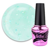 Изображение  Camouflage base Elise Braun Flakes Base No. 12 mint with colored flakes of gold leaf, 10 ml, Volume (ml, g): 10, Color No.: 12