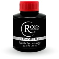 Изображение  Топ без липкого слоя Roks No Wipe Top No UV-Filters, 50 мл, Объем (мл, г): 50