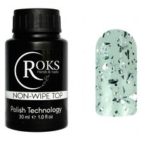 Изображение  Top for gel polish Roks Silver Top, 30 ml, Volume (ml, g): 30