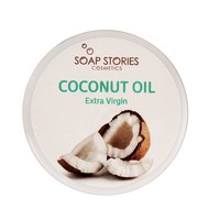 Изображение  Кокосове масло нерафинированное для волос и тела Soap Stories Extra Virgin, 100 г