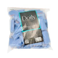 Изображение  Disposable spanbond thongs Doily (50 pcs/pack) for women light blue