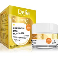 Изображение  Moisturizing illuminator face cream Delia Vitamin C+, 50 ml