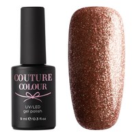Изображение  Gel polish Couture Color Jewelry J03 (rose gold with sparkles), 9 ml, Volume (ml, g): 9, Color No.: J03