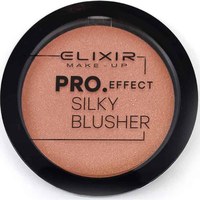 Изображение  Румяна для лица Elixir Pro. Effect Silky Blusher 104 Tropical Grow, 12 г, Объем (мл, г): 12, Цвет №: 104