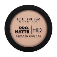 Зображення  Матуюча компактна пудра для обличчя Elixir Elixir Pro. Matte Pressed Powder HD 205 Choco Love, 9 г, Об'єм (мл, г): 9, Цвет №: 205